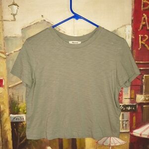 Madewell Olive Short Sleeve Tee